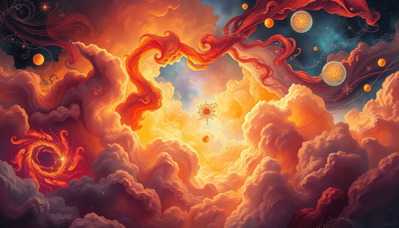 Rote Farben symbolisieren Leidenschaft und mystische Energie in Orientträumen.