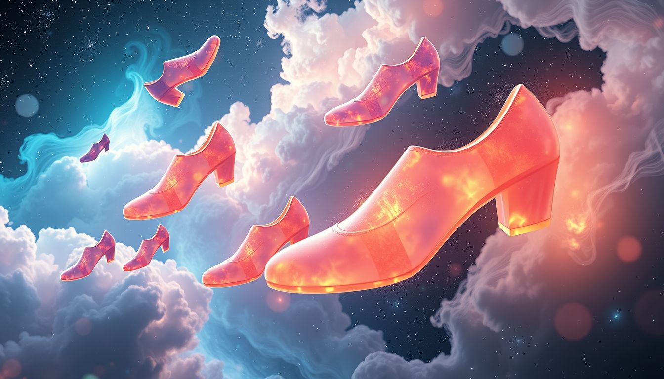 Rote Schuhe im Traum symbolisieren Leidenschaft und Energie.