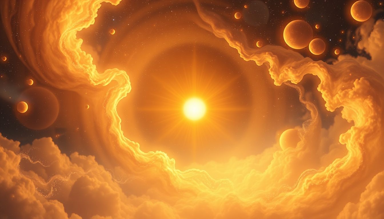 Die Zentralsonne symbolisiert innere Erleuchtung und geistige Klarheit.