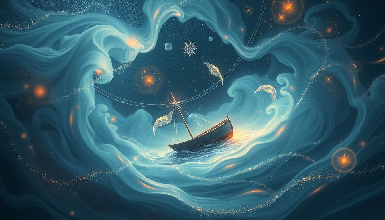 Ein Boot kentert: Warnung vor Kontrollverlust und emotionalen Turbulenzen.
