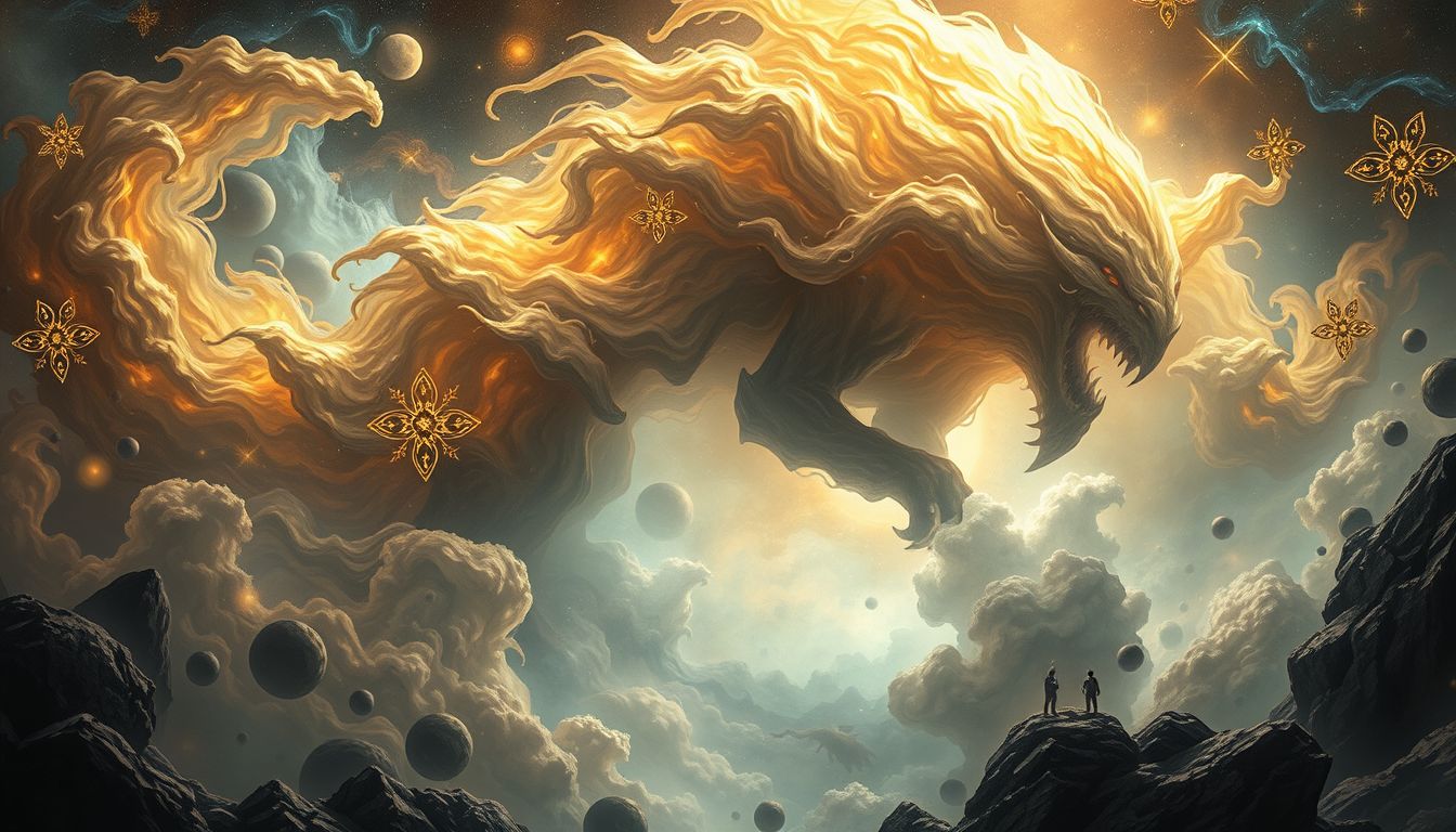 Ein fettes Tier symbolisiert unkontrollierte Energie und starke Instinkte.