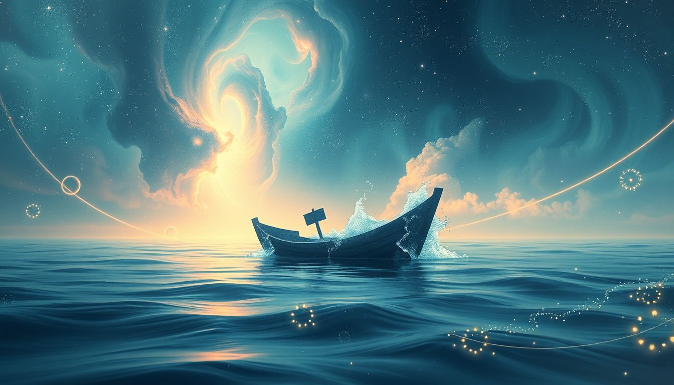 Ein sinkendes Boot im Traum symbolisiert oft bevorstehende Veränderungen.