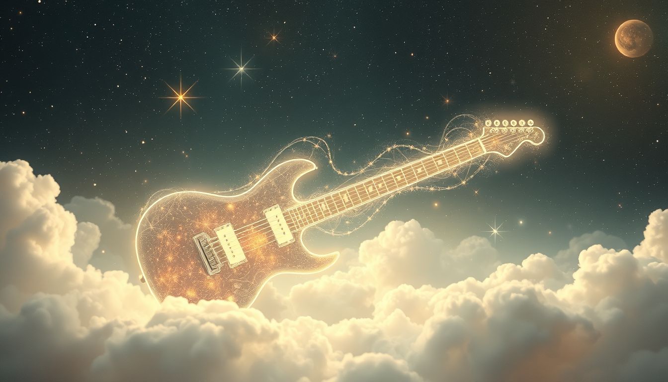 Eine E-Gitarre geschenkt symbolisiert unerwartete Anerkennung und verborgene Talente.