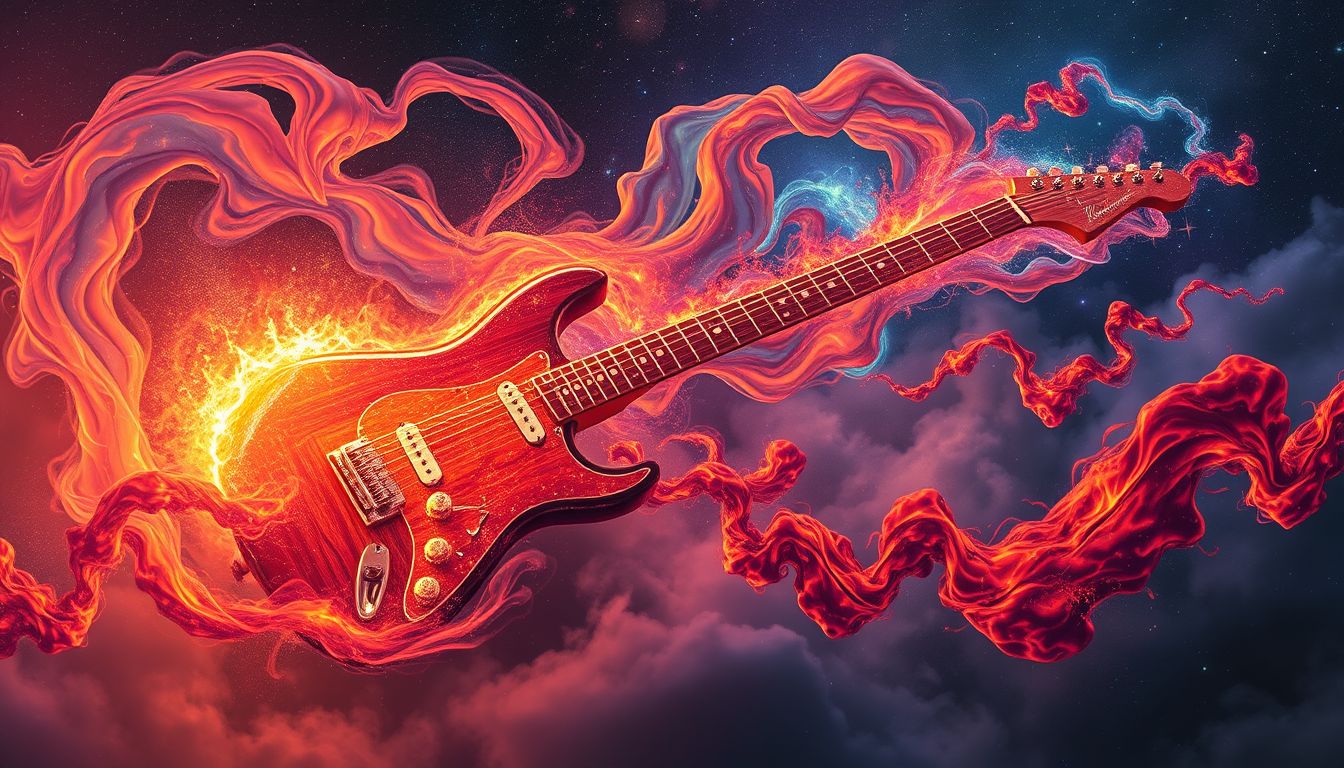 Zu laute E-Gitarre symbolisiert unterdrückte Aggression und Kontrollverlust.