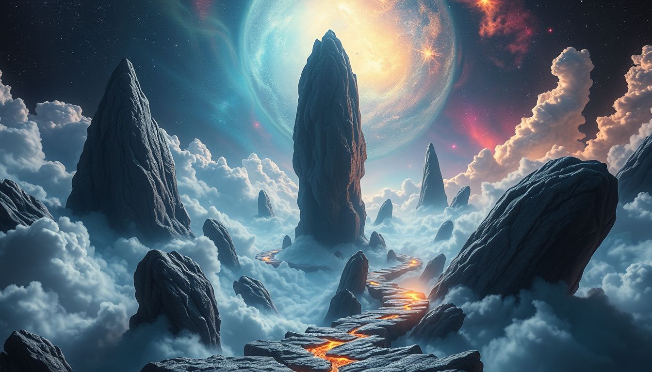 Felsen symbolisieren im Traum oft unverrückbare Hindernisse und Prüfungen.