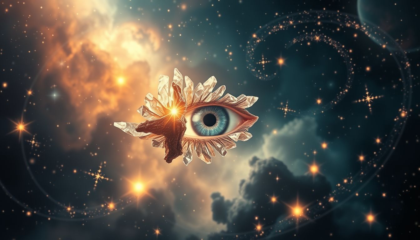 Holzsplitter im Auge symbolisieren oft verborgene Konflikte oder Wahrheiten.