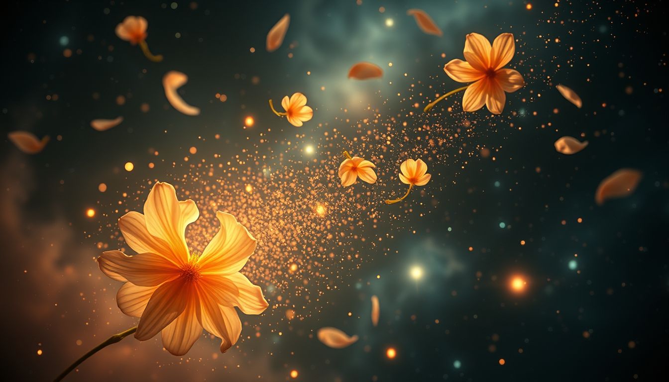 Niedermähen von Blumen symbolisiert oft verpasste Chancen und Traurigkeit.