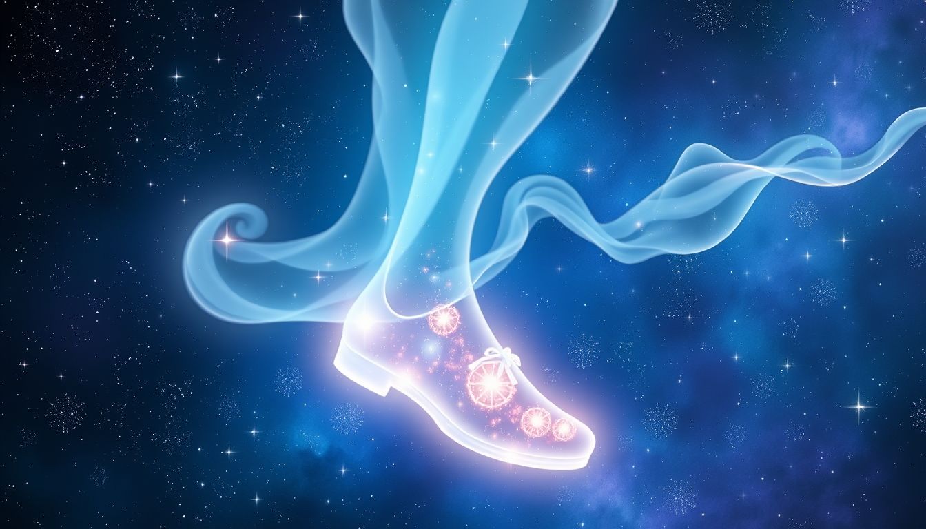 Verwandlungsfähige Schuhe symbolisieren flexible Anpassung an Lebensveränderungen.