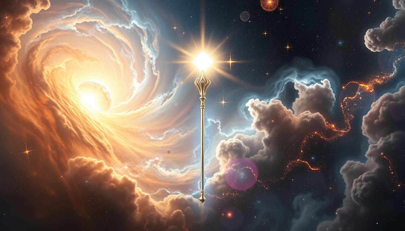 Das Szepter Traum 19 symbolisiert strahlende Macht und Führungskraft.