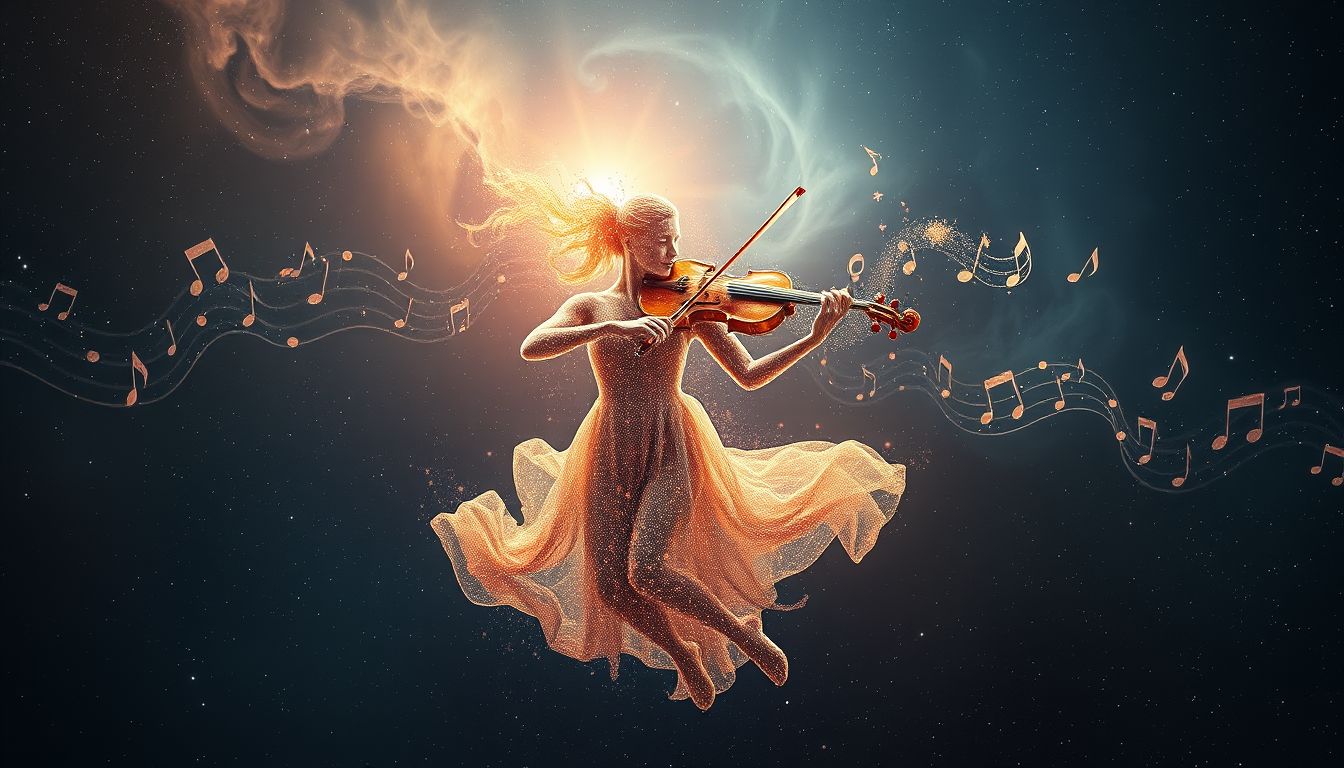 Ein perfektes Violinkonzert symbolisiert innere Harmonie und Selbstverwirklichung.