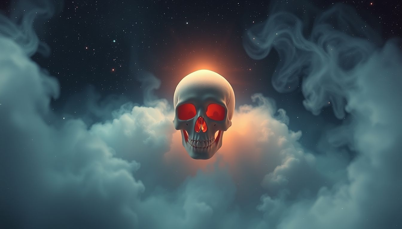 Ein einzelner Totenkopf im Traum symbolisiert oft Veränderung.