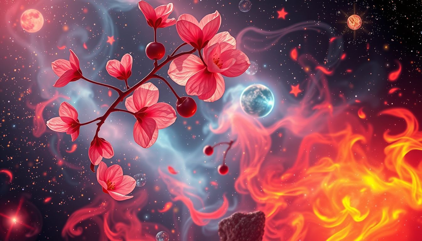 Traum 10: Kirschwasser symbolisiert Leidenschaft und innere Stärke im Feuer.