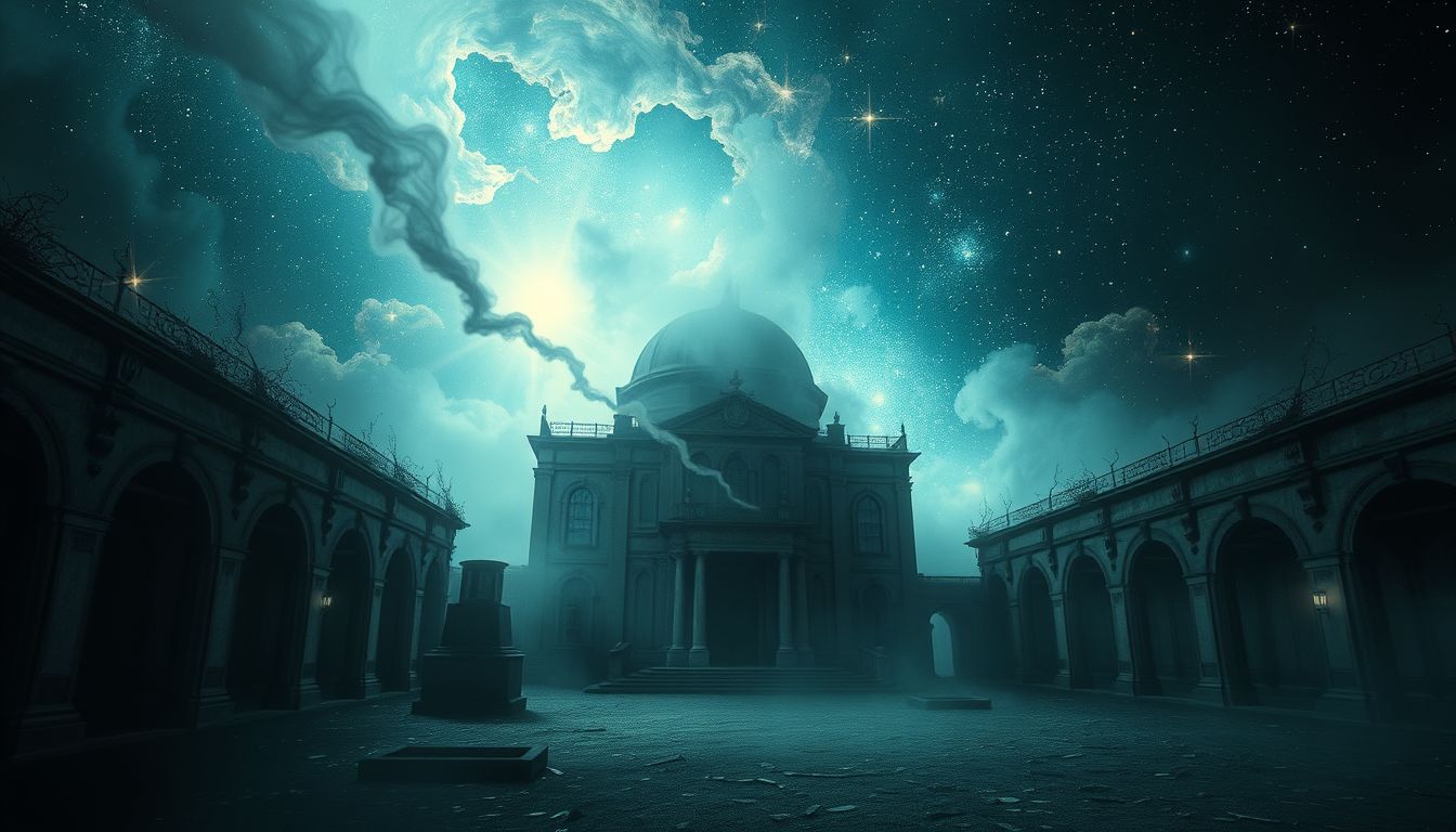 Das verlassene Krematorium symbolisiert ungelöste emotionale Konflikte im Traum.