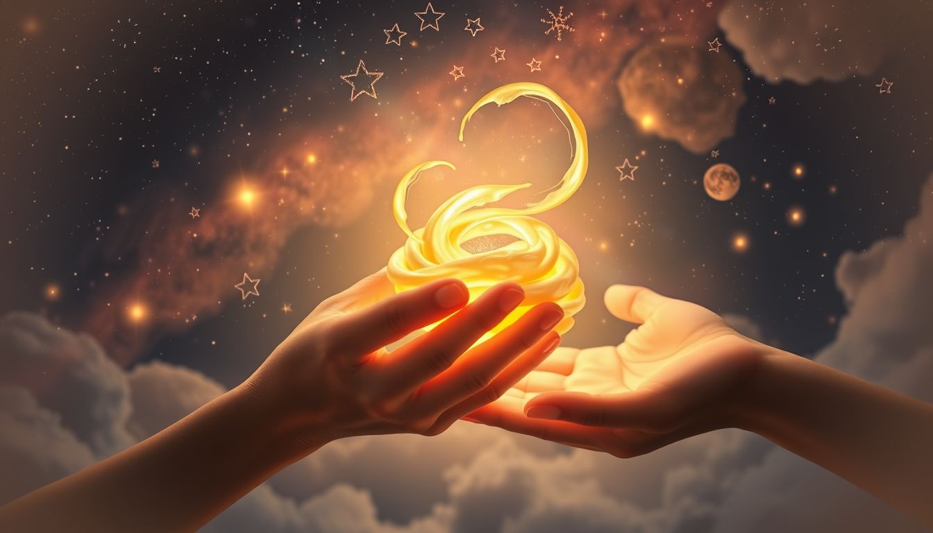 Rührei von anderer Person erhalten symbolisiert unerwartete Unterstützung im Traum.