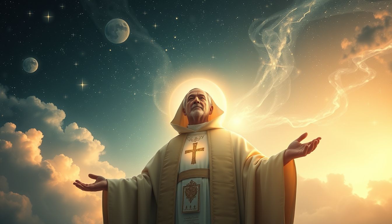 Ein Weihbischof im Traum symbolisiert spirituelle Führung und Klarheit.
