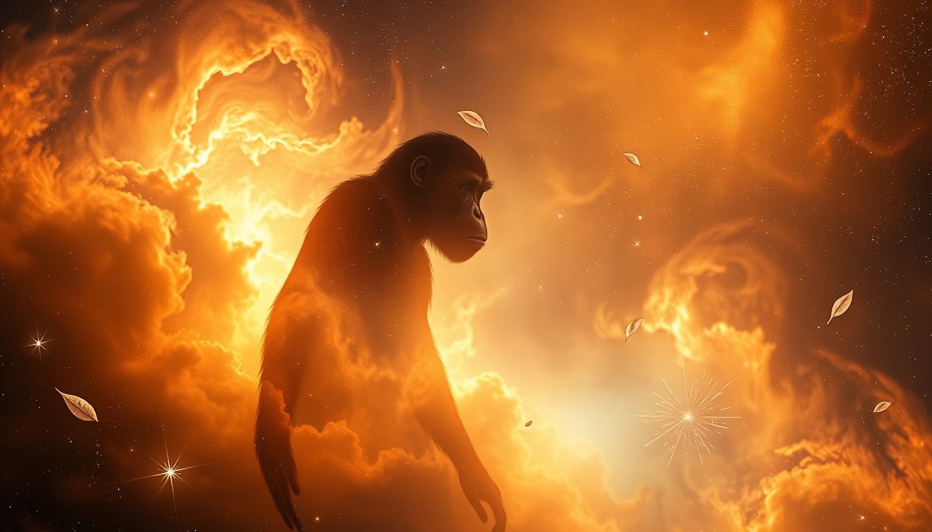 Einen Orang-Utan töten symbolisiert innere Konflikte und Machtkämpfe.