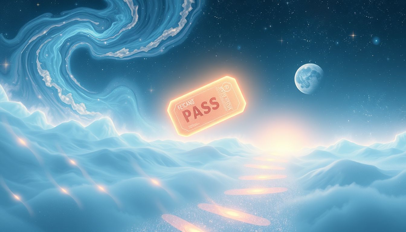 Ein Reise-Coupon im Traum symbolisiert neue Chancen und Abenteuer.