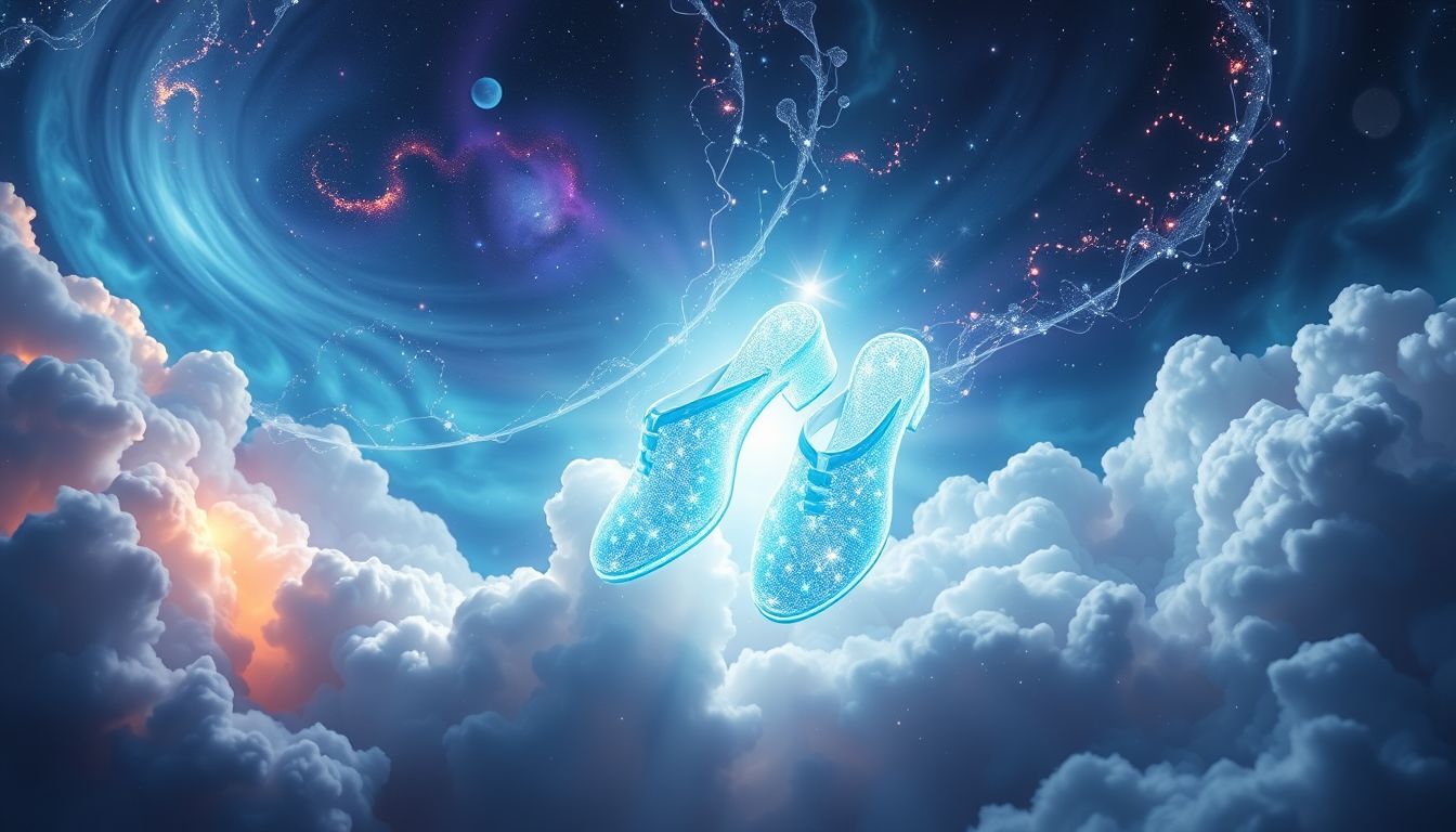 Glänzende Schuhe im Traum symbolisieren oft verborgene magische Fähigkeiten.