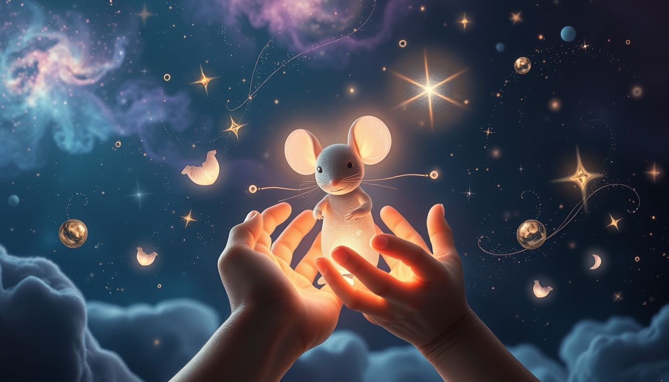 Das Fangen von Micky Maus symbolisiert das Streben nach Kontrolle.