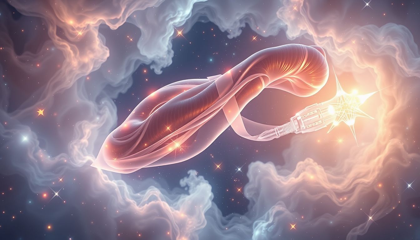 Ein Traum von Bizeps-Implantat symbolisiert Wunsch nach äußerer Stärke.