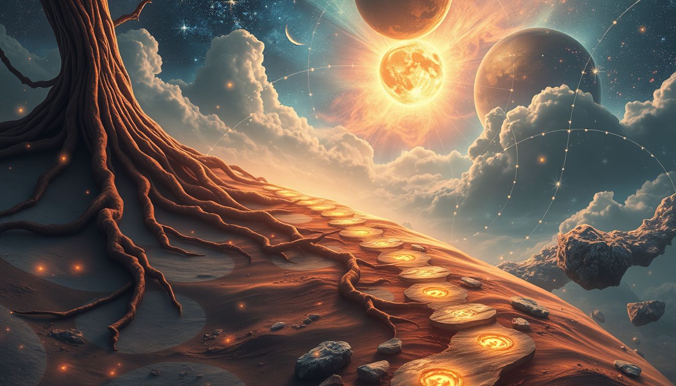 Der Barfußpfad symbolisiert tiefe Erdung und Naturverbundenheit im Traum.