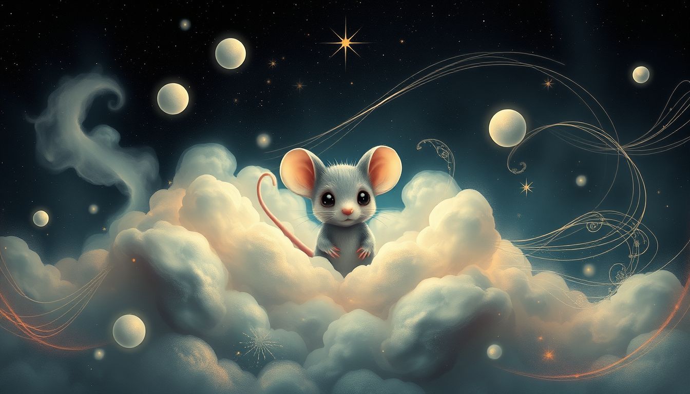 Eine sprechende Micky Maus symbolisiert Kommunikation und verborgene Botschaften.