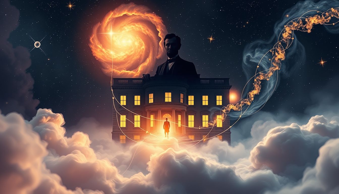 Im Traum symbolisiert Lincoln im Weißen Haus Führung und Verantwortung.