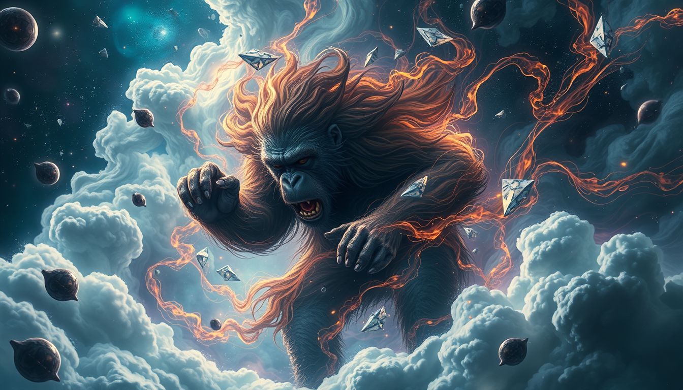 Ein aggressiver Orang-Utan im Traum symbolisiert innere Konflikte.