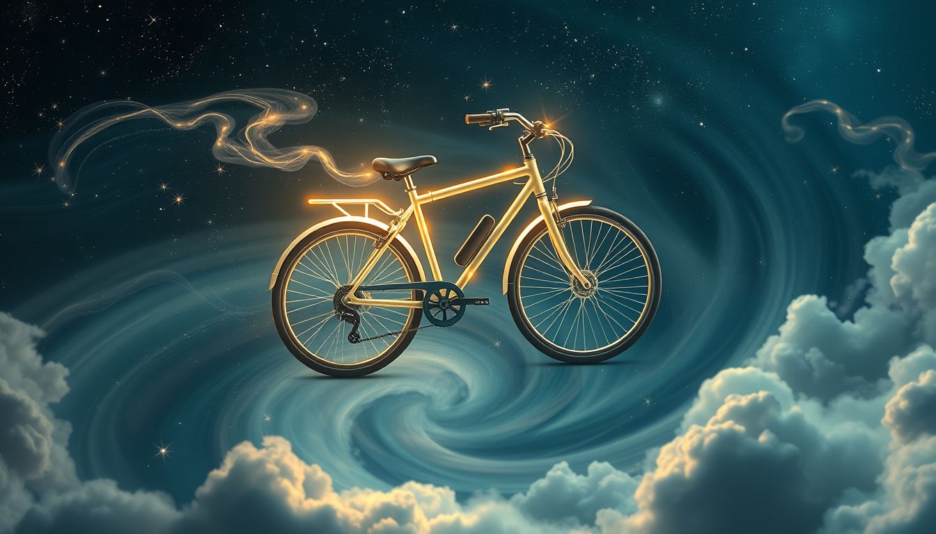 Ein E-Bike im Traum symbolisiert Fortschritt und neue Lebensenergie.