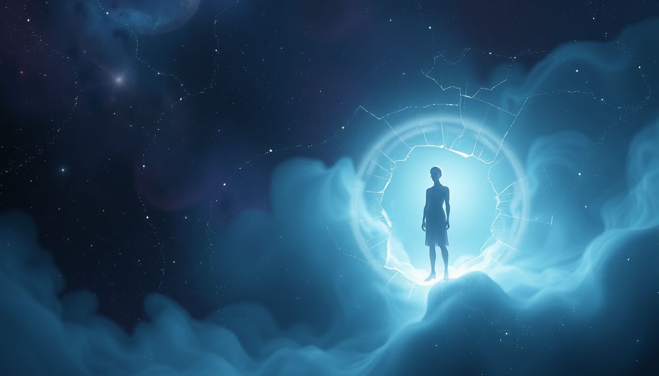 Eine Aura mit Löchern zeigt emotionale Verletzlichkeit im Traum.