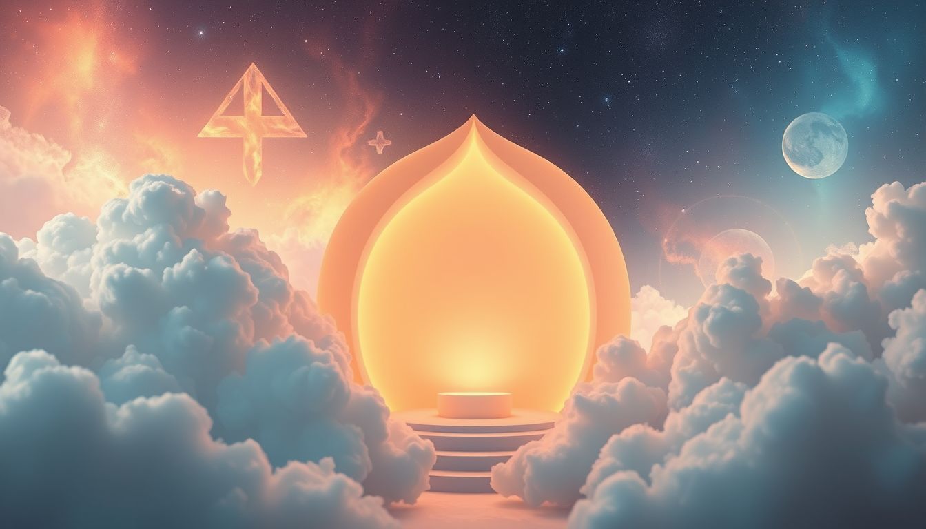 Eine Nischennische als Altar symbolisiert innere Opfer und Hingabe.
