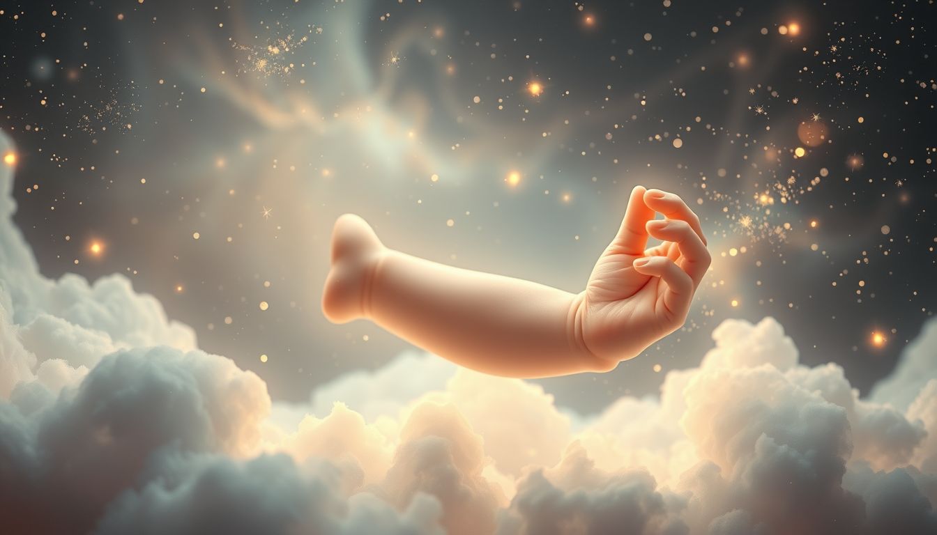Der Baby-Bizeps symbolisiert in Träumen unerwartete Stärke und Wachstum.