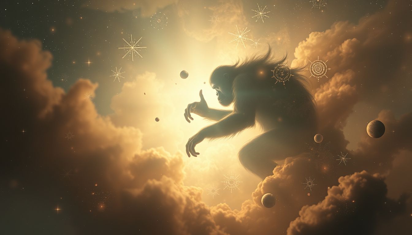 Angst vor Orang-Utan im Traum symbolisiert oft innere Konflikte.