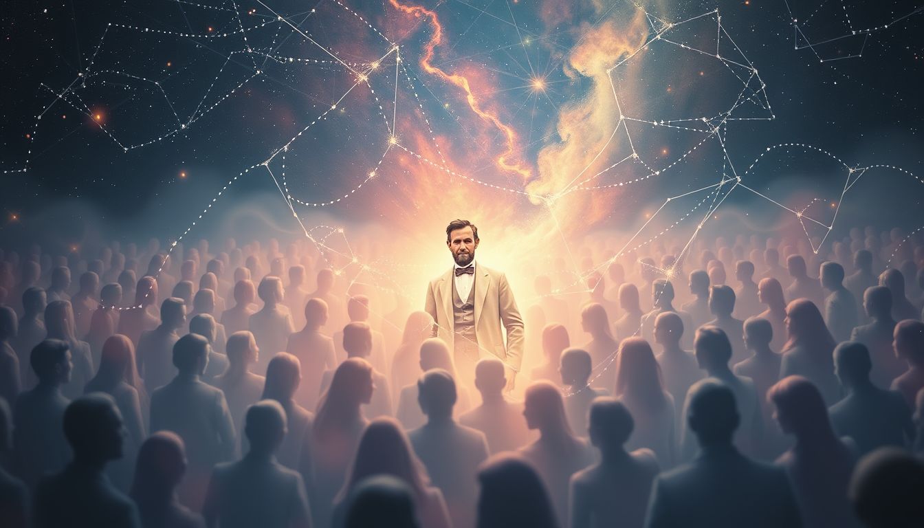 Lincoln symbolisiert in Menschenmengen Akzeptanz und starke Gemeinschaft.