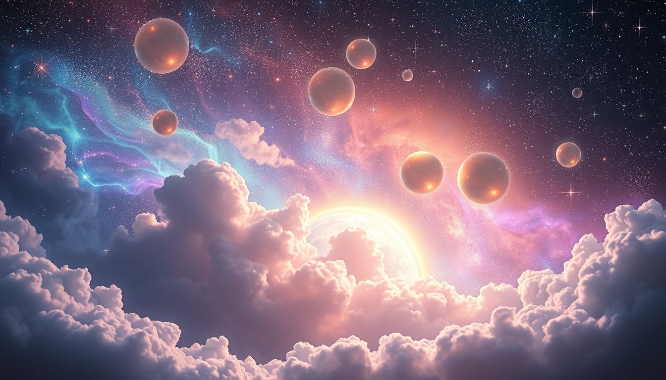 Ein lebendiger Sternenhimmel symbolisiert Hoffnung und grenzenlose Möglichkeiten im Traum.