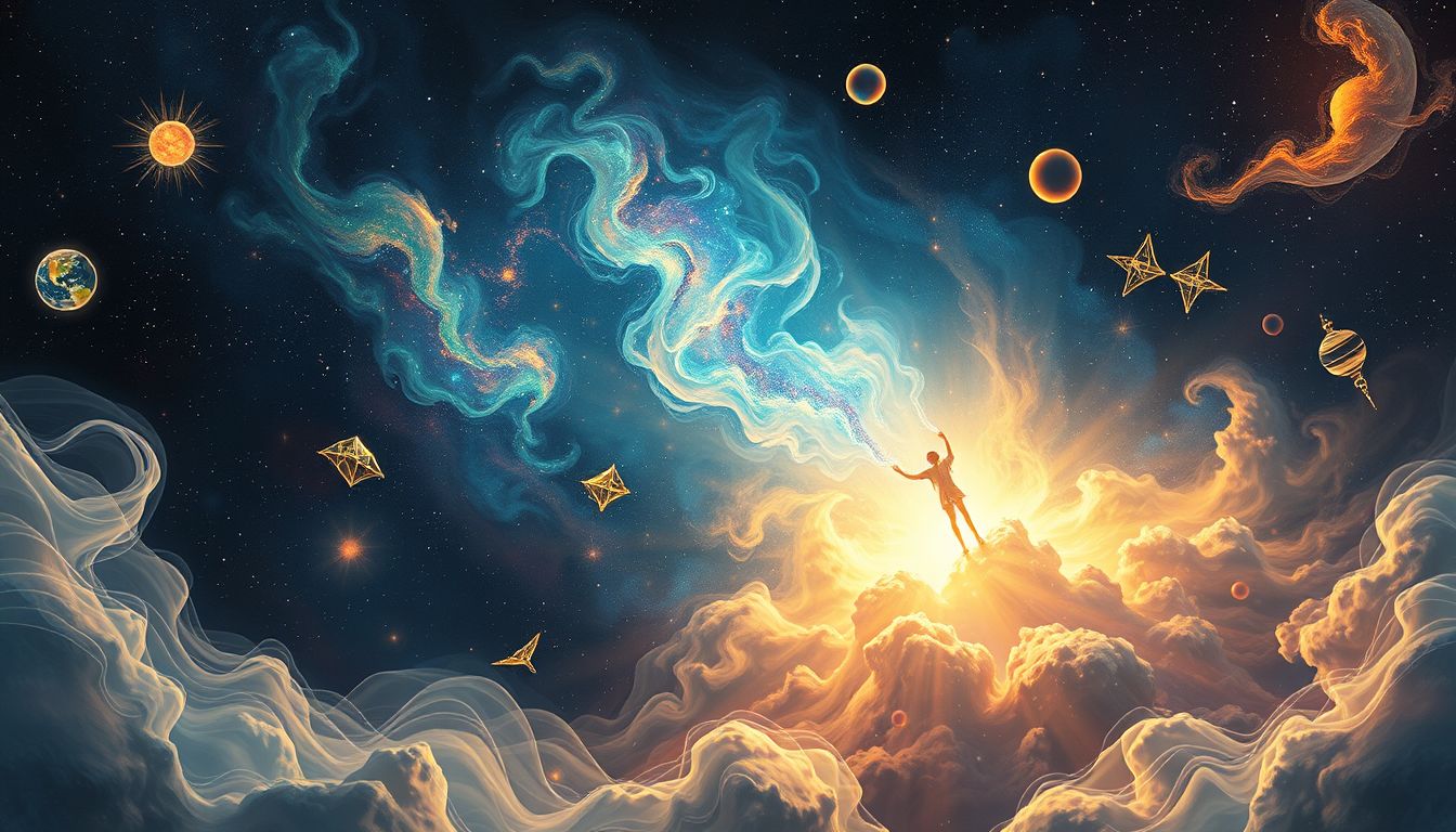 Die Rückkehr symbolisiert inneres Wachstum durch neue Reiseerkenntnisse.