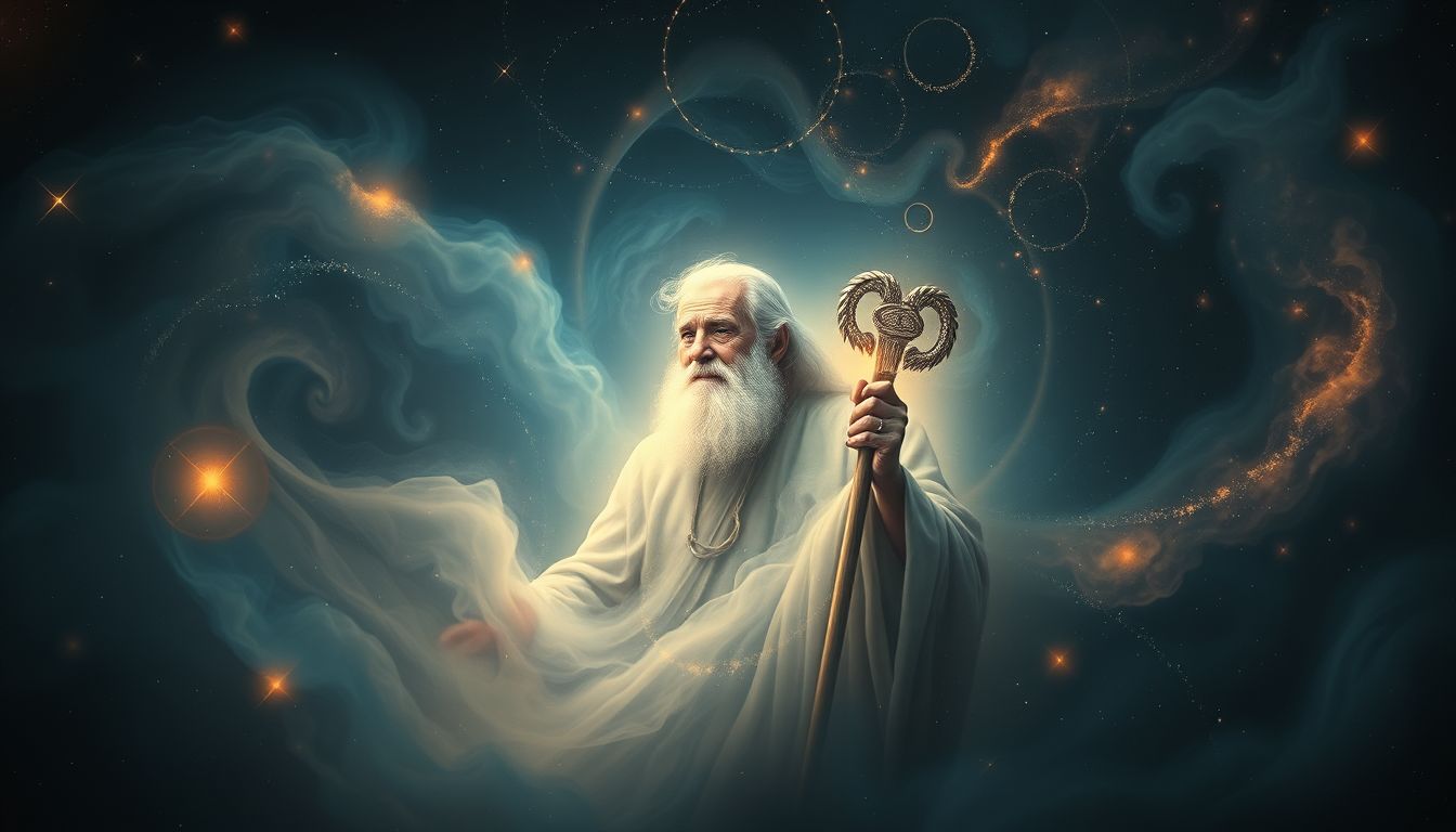 Ein alter Hirte symbolisiert Weisheit und Lebensführung im Traum.