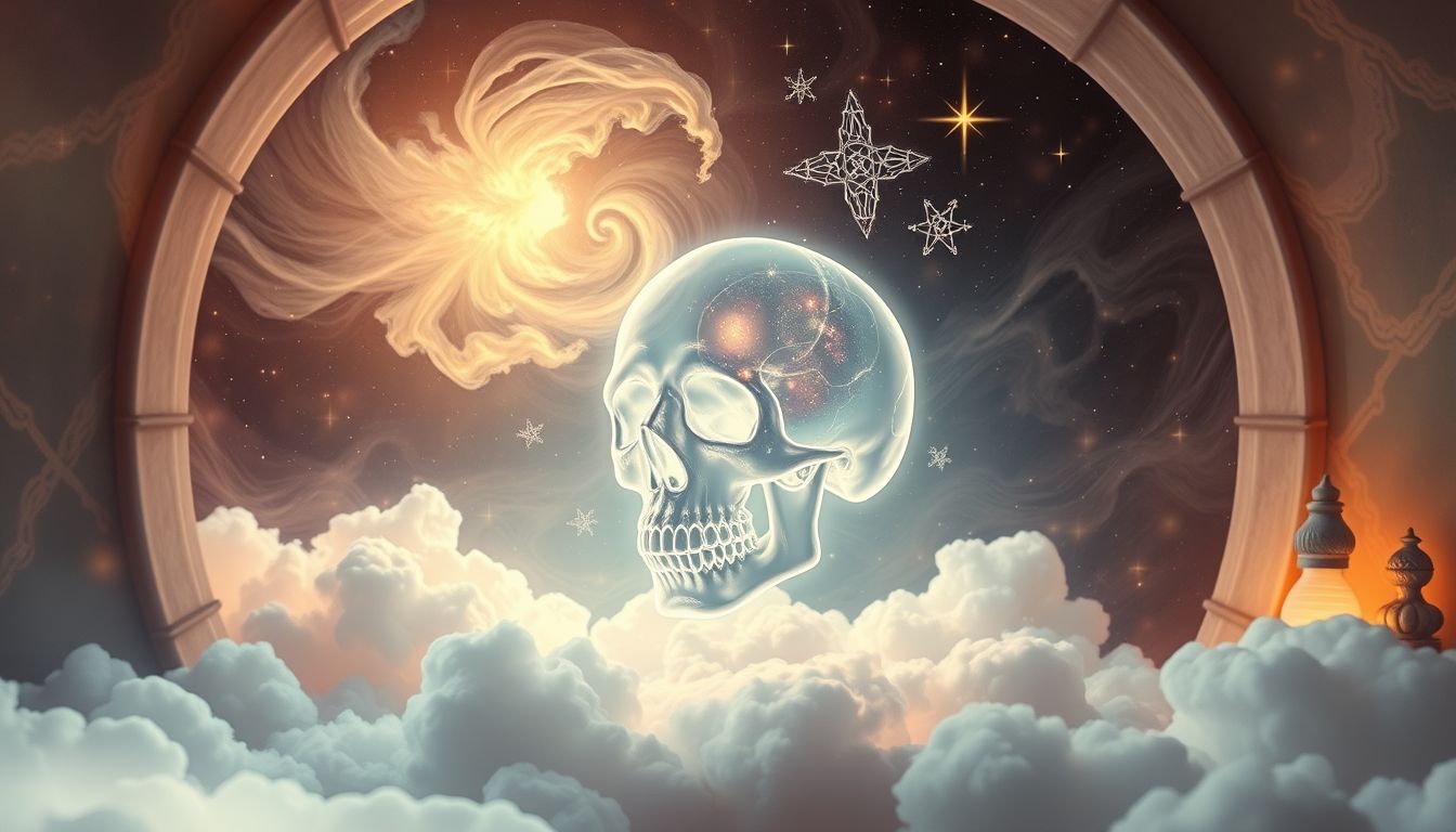 Einen Totenkopf im Haus zu sehen, symbolisiert bevorstehende Veränderungen.