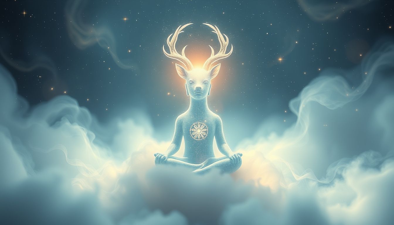 Der Vermittler als Tier symbolisiert instinktive Weisheit und Führung.
