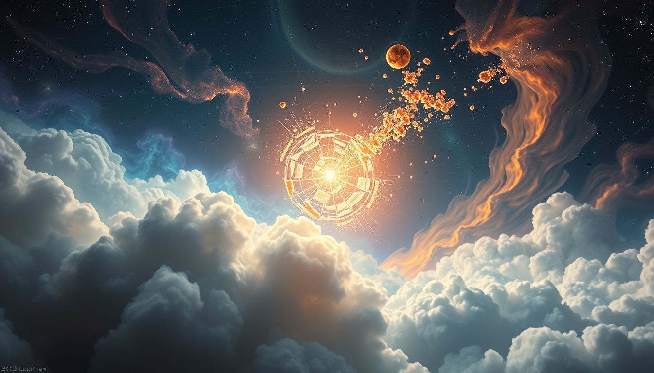 Eine zerbrechende Glühbirne symbolisiert plötzliche Ideenblockaden oder Ängste.