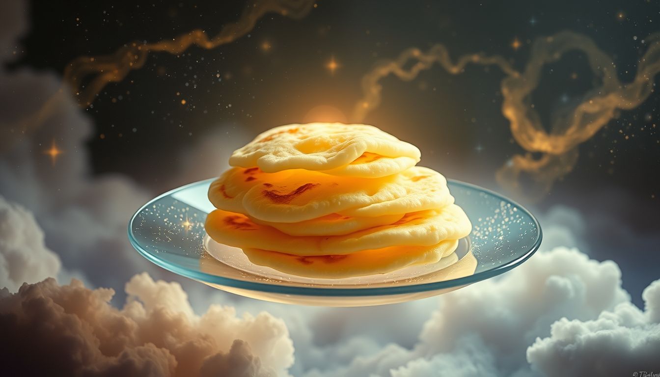 Viele Kartoffelpuffer symbolisieren Fülle, Freude und Gemeinschaft im Traum.