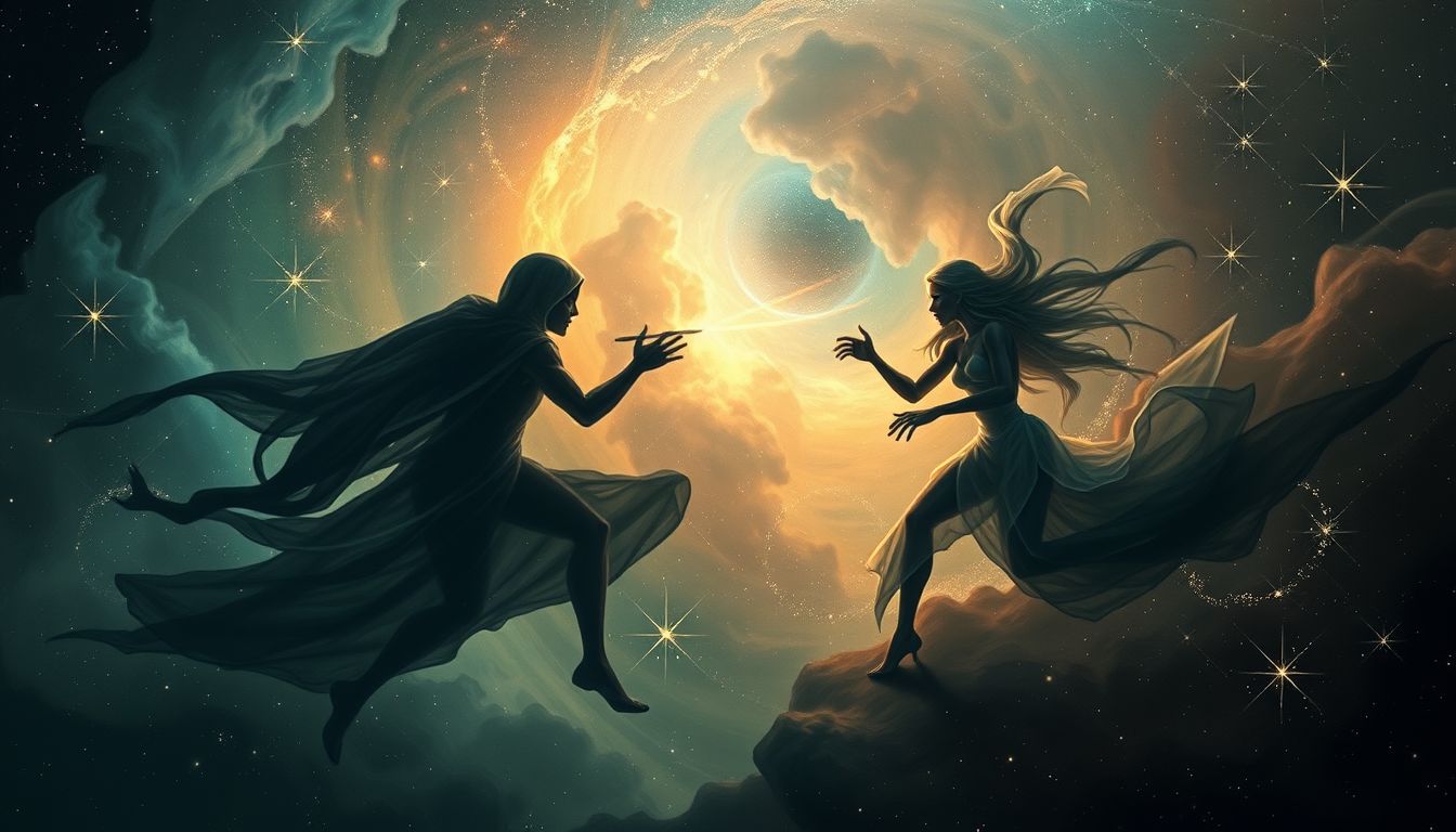 Traum 9 symbolisiert verborgene Konflikte und unausgesprochene Spannungen.