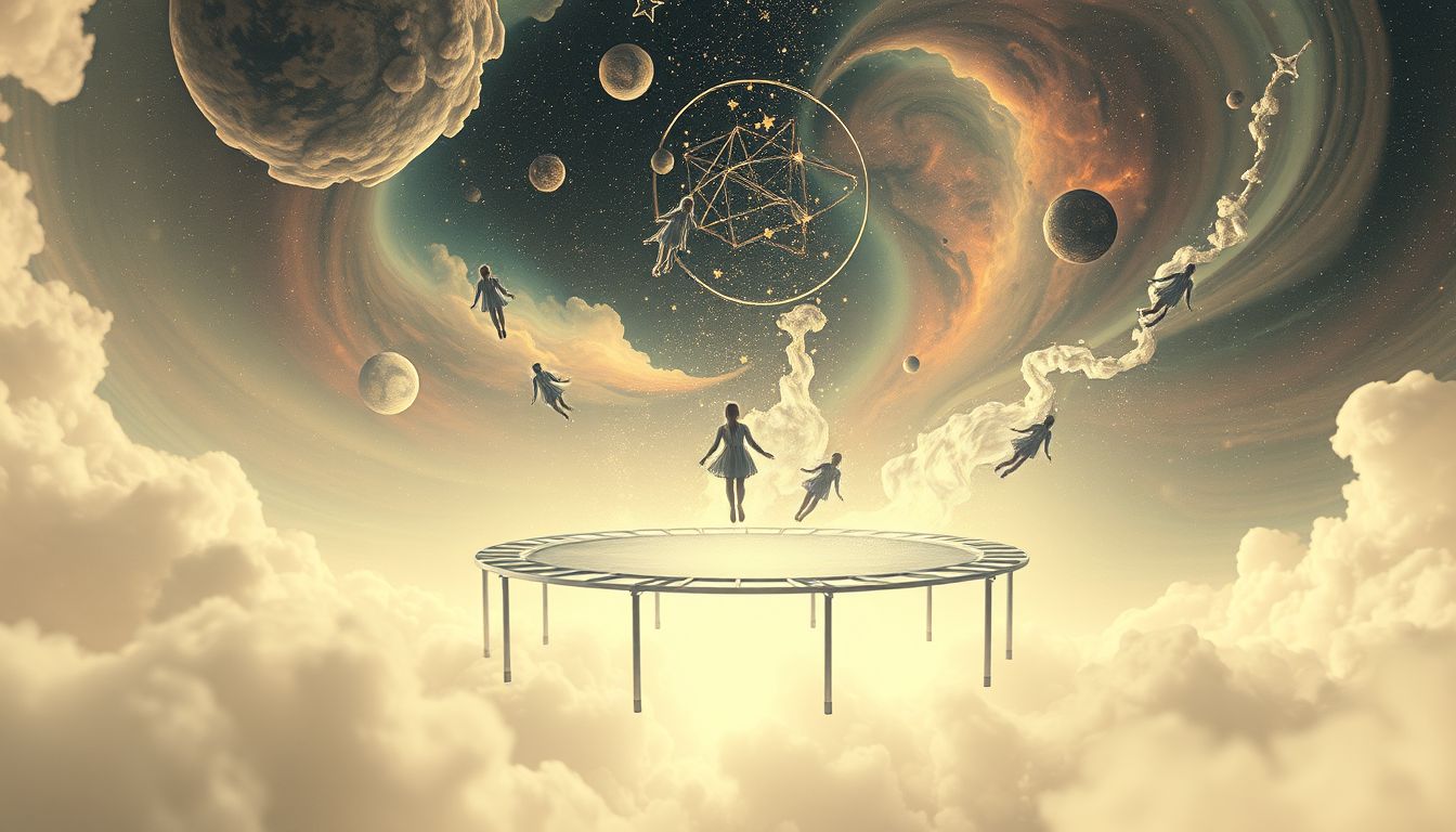 Trampolinfälle symbolisieren oft Angst vor Kontrollverlust und Versagen.