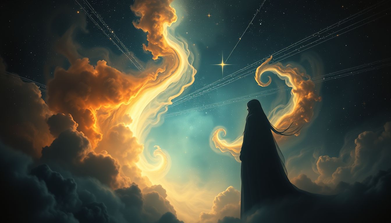 Der Traum symbolisiert innere Zweifel und moralische Konflikte.