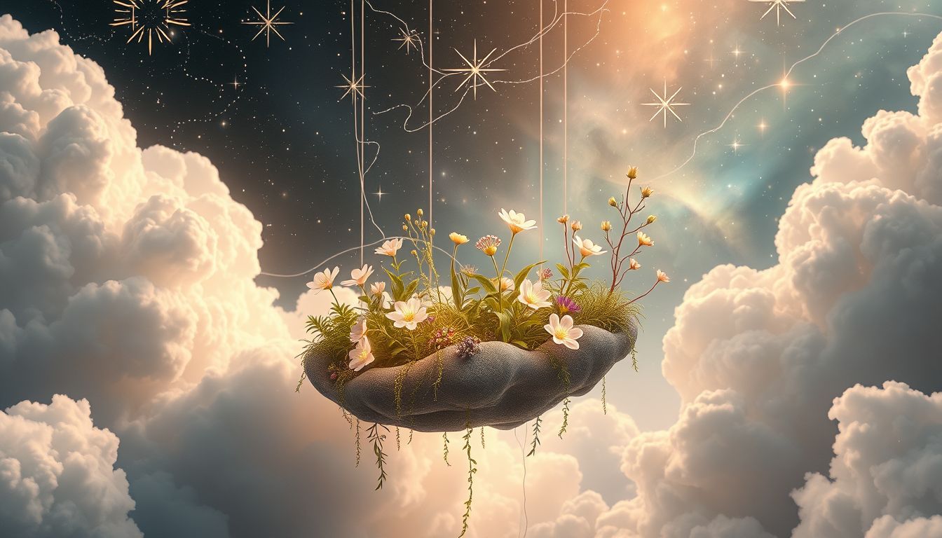 Ein Garten-Traum symbolisiert oft Sehnsucht nach Ruhe und Harmonie.