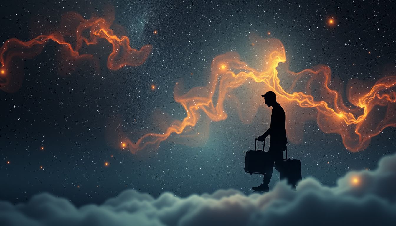 Der verlorene Gepäckträger symbolisiert Angst vor Kontrollverlust im Traum.
