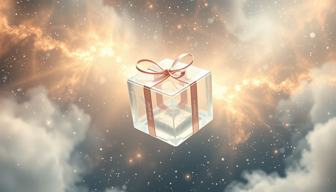 Glasgeschenke im Traum symbolisieren Zerbrechlichkeit und innere Klarheit.