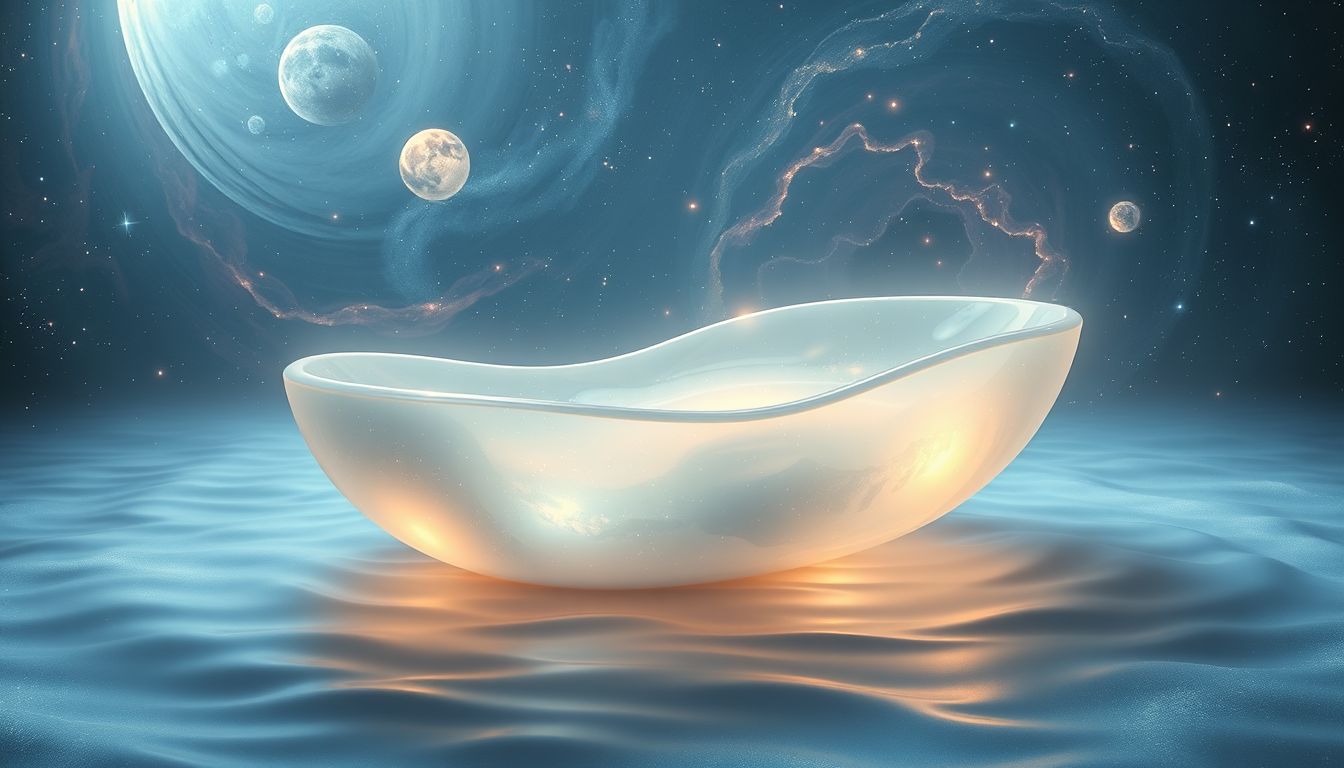 Ein Wasserbett symbolisiert oft Sehnsucht nach Geborgenheit und Ruhe.