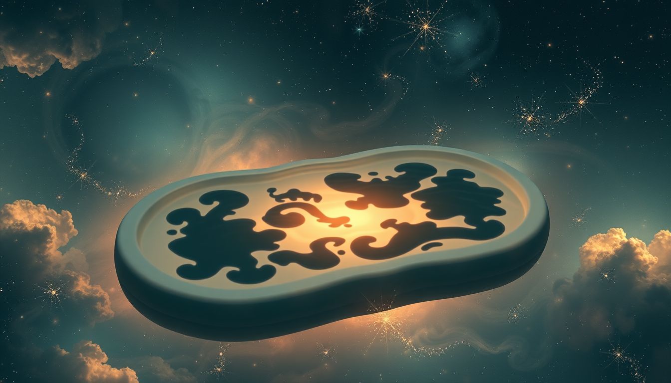 Ein schmutziges Wasserbett symbolisiert emotionale Unordnung und Belastung.