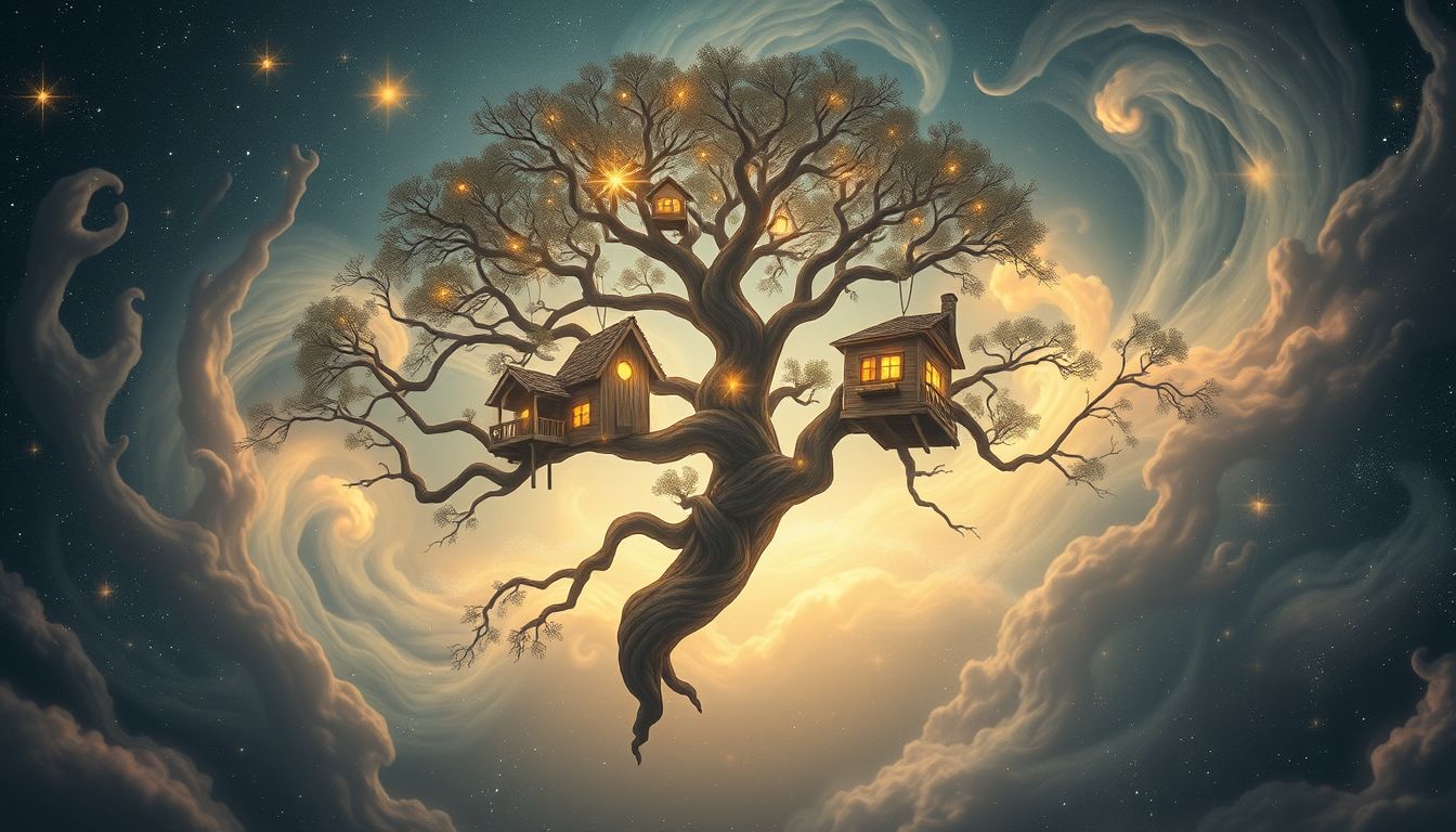 Der Traum von Baumhaus-Siedlungen symbolisiert Wunsch nach Freiheit und Natur.